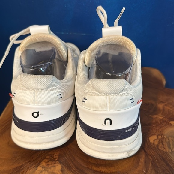 Women’s On Cloud The Roger Pro White & Black Clay Court Tennis Shoe Size 9 - Picture 3 of 5